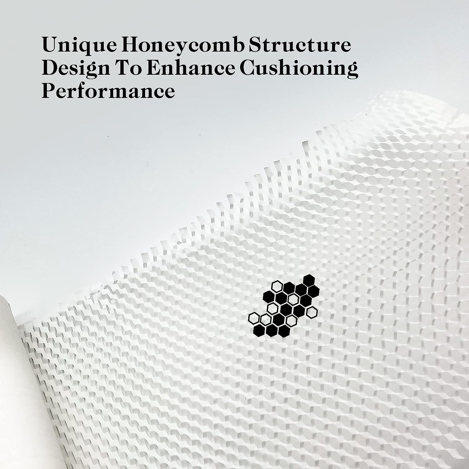Honeycomb Packing Paper， 12" x 105' Honeycomb Cushioning Wrap Roll for Moving Shipping Packaging Gifts， Recyclable Honeycomb Paper Moving Supplies Bubble Paper Wrapping Protective Roll - Image 2